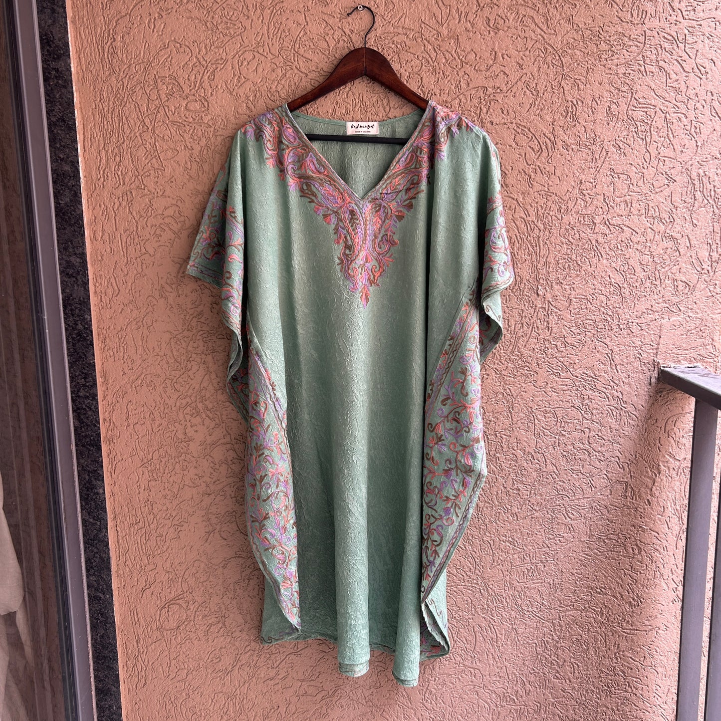 Green Mughal Cotton Kaftan