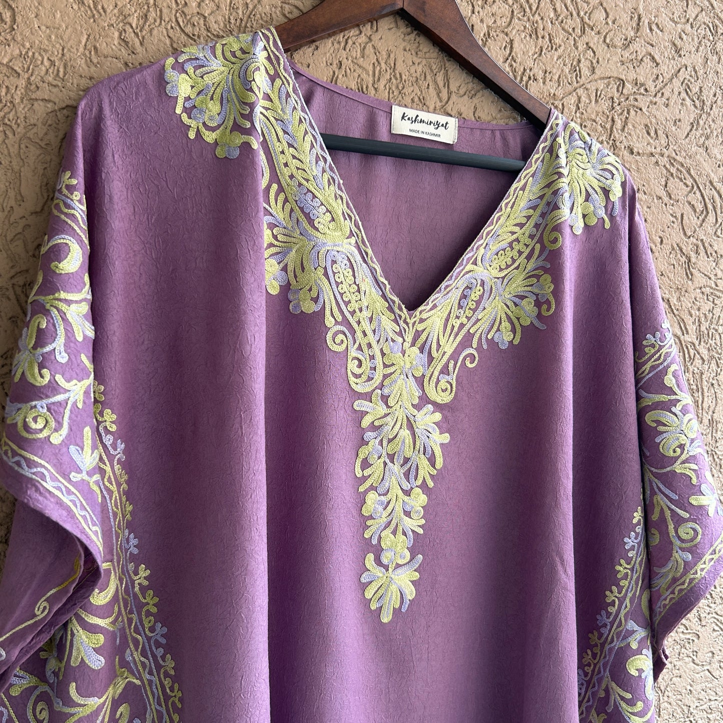 Purple Mughal Cotton Kaftan