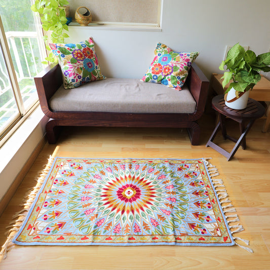 Aangan Hand Embroidered Rug