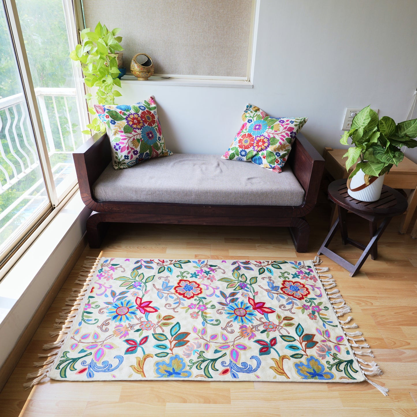 Nuraan Hand Embroidered Rug