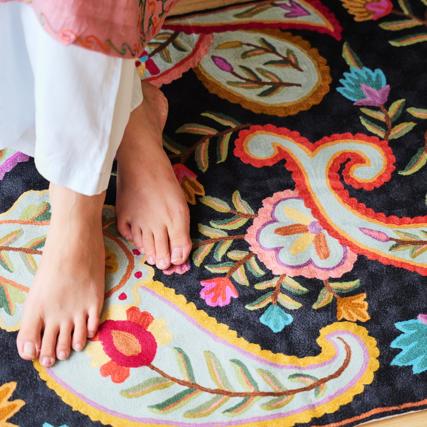 Mehr Hand Embroidered Rug