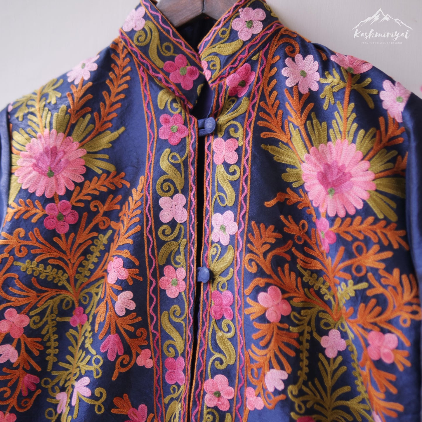 Blue Silk Jacket