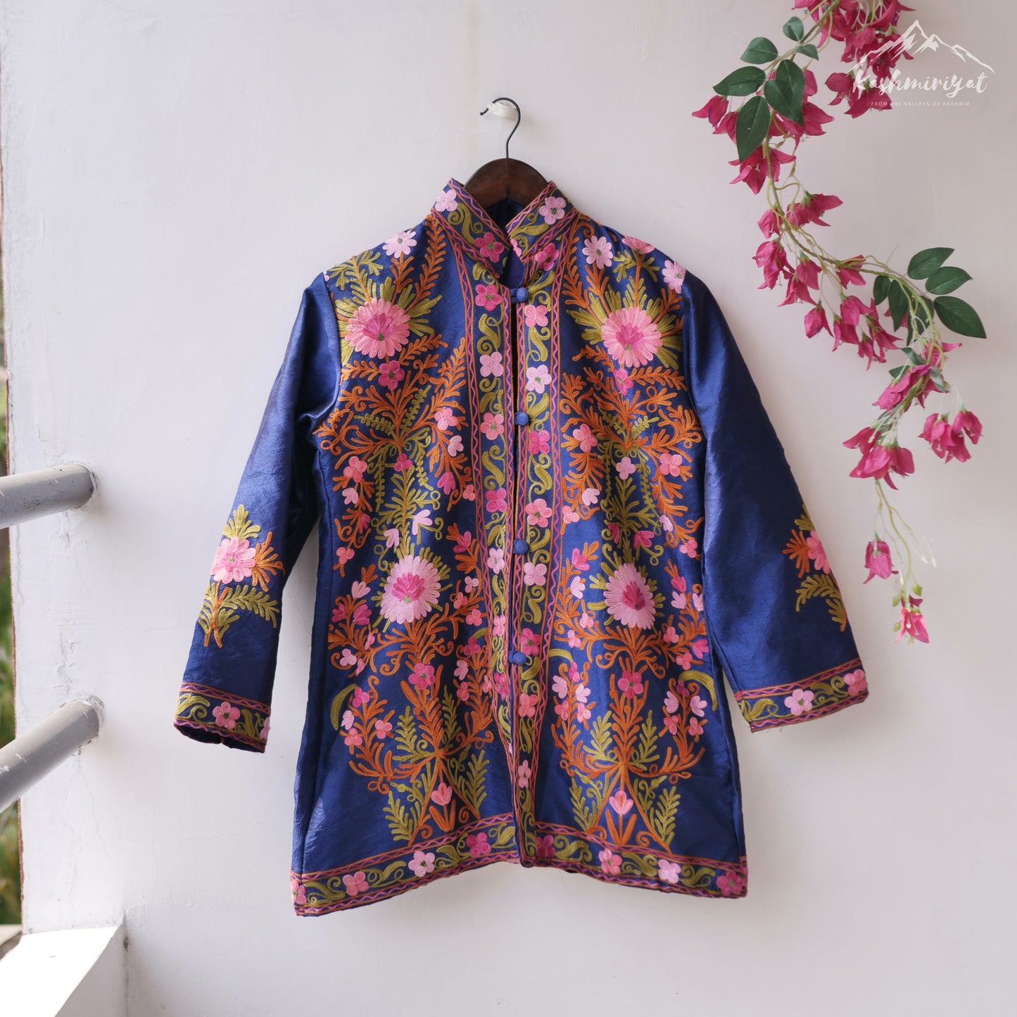 Blue Silk Jacket