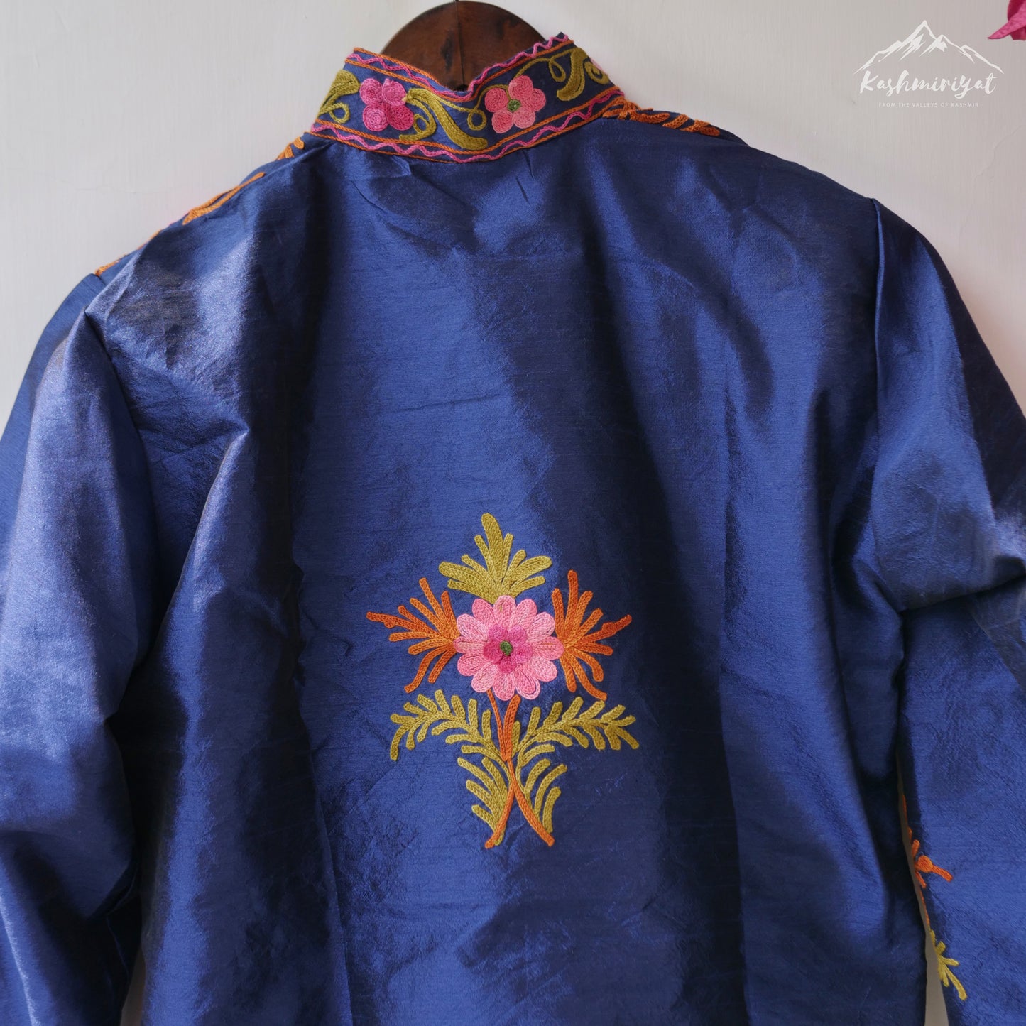 Blue Silk Jacket