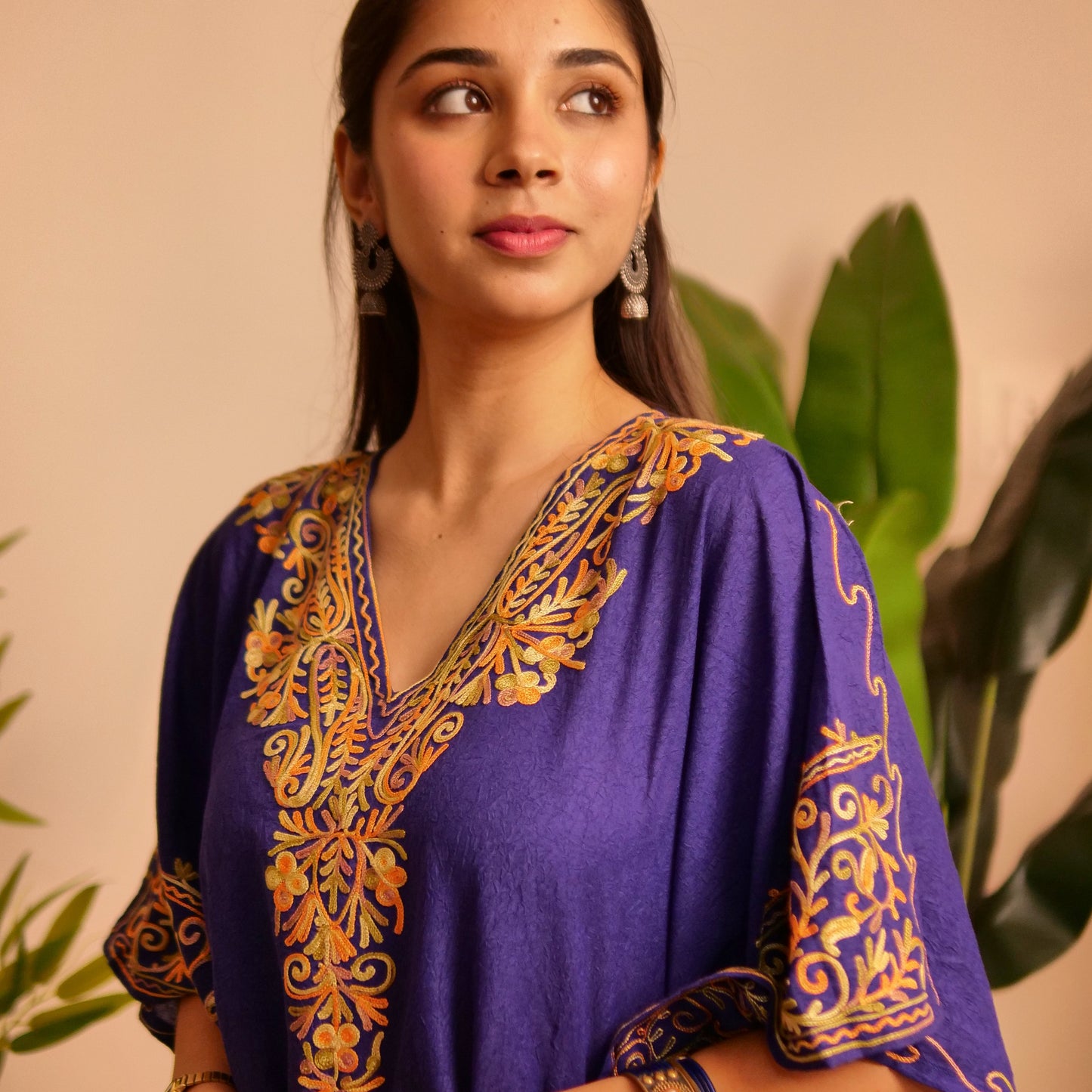 Blue Mughal Kashmiri Kaftan