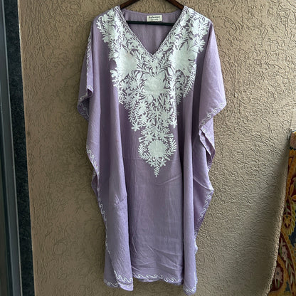 Lavender Cotton Kaftan