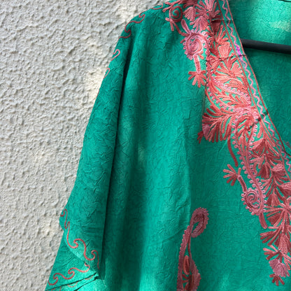 Green Kashmiri Kaftan