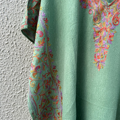 Green Mughal Kashmiri Kaftan