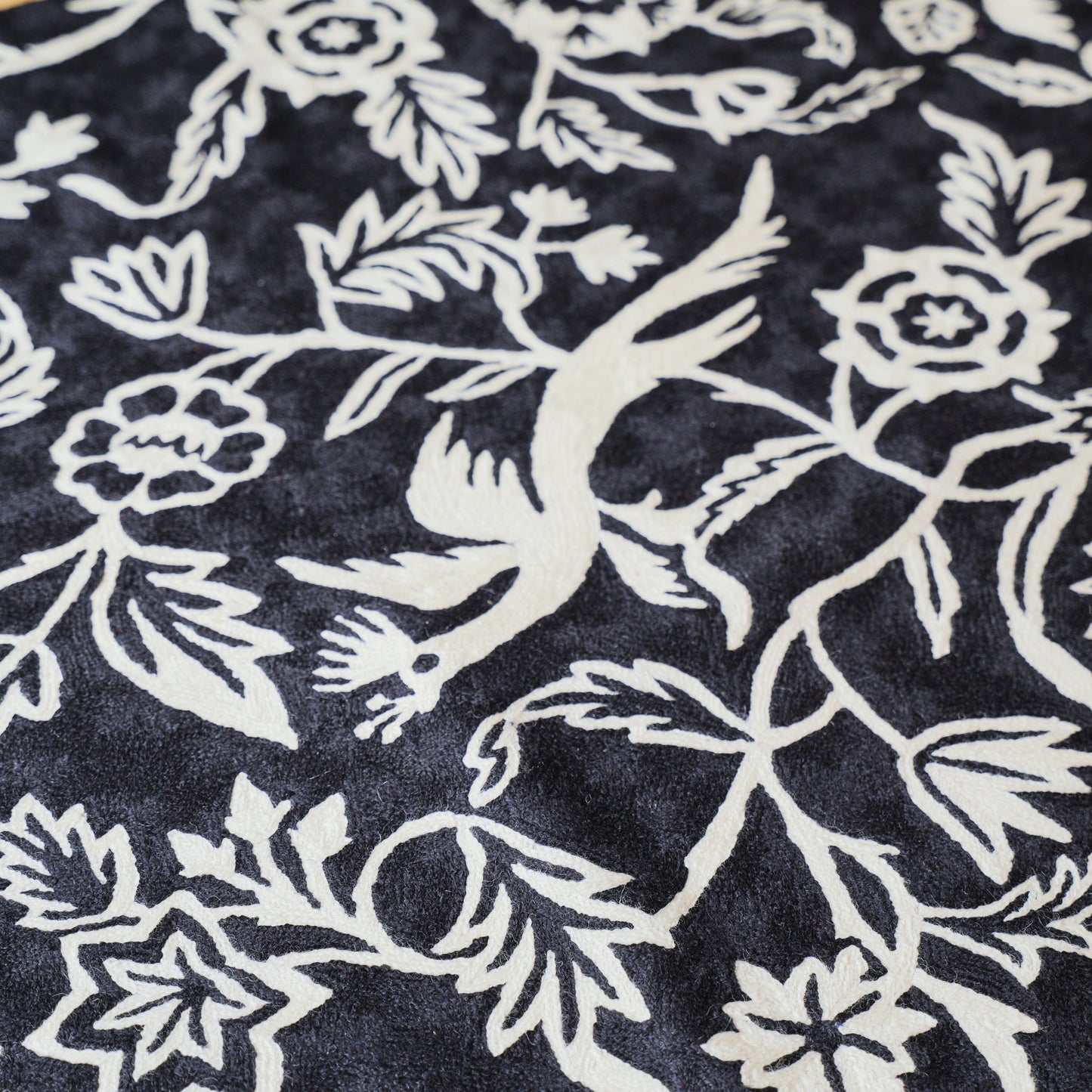 Mehfil Hand Embroidered Rug