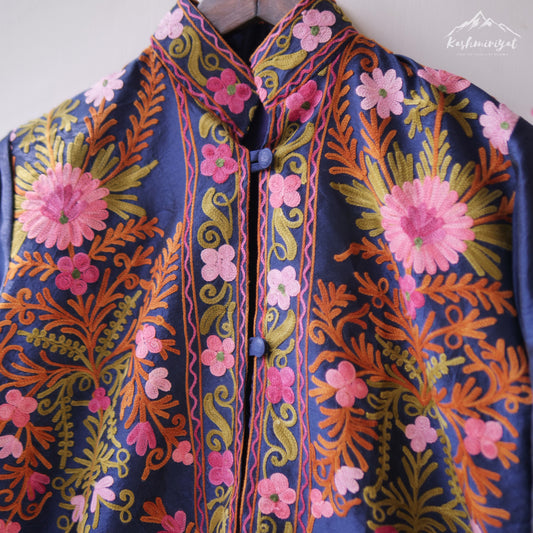 Blue Silk Jacket